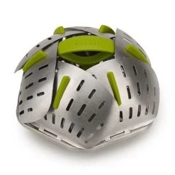 Joseph Joseph - Bloom Steel Folding Steamer Basket Green