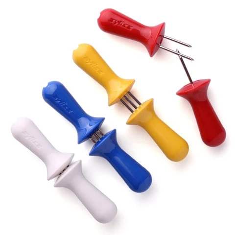 Zyliss - Interlocking Corn Holder Set Multicoloured 4pce 3 Zyliss - Interlocking Corn Holder Set Multicoloured 4pce