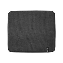Ladelle - Microfibre Dish Drying Mat Black 47x41cm