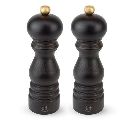 Peugeot - Paris Salt & Pepper Mill Set Chocolate 18cm 2pce 3 Peugeot - Paris Salt & Pepper Mill Set Chocolate 18cm 2pce