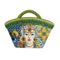 Baci Milano - Joke Sicily Green Coffa Cutting Board Large