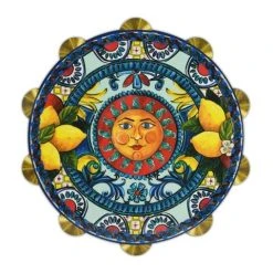 Baci Milano - Joke Sicily Blue Tambourine Cutting Board Small