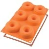 Silikomart - Donuts Silicone Mould 6 Cup Orange -Bodum-shop 436485 Large