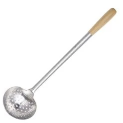 Chef Inox - S/Steel Skimmer Bowl W/Wooden Handle 13x40cm