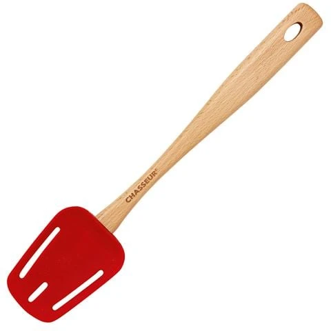Chasseur - Silicone Tools Slotted Spoon Red 3 Chasseur - Silicone Tools Slotted Spoon Red