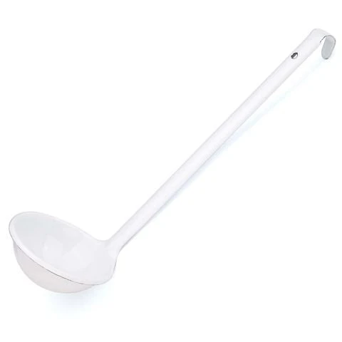 Falcon - Enamel Soup Ladle White 3 Falcon - Enamel Soup Ladle White