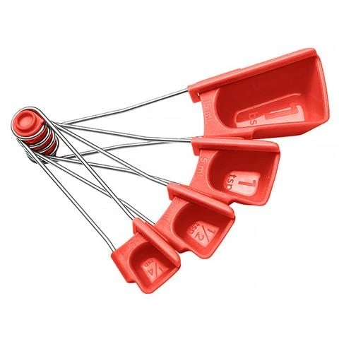 Dreamfarm - Levoons Measuring Spoon Red Set 4pce 3 Dreamfarm - Levoons Measuring Spoon Red Set 4pce