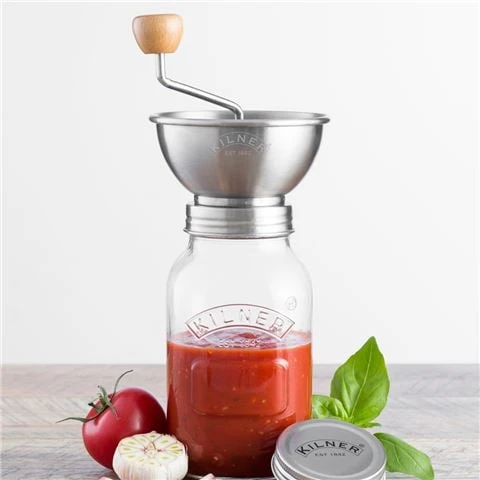 Kilner - Glass Sauce Press Jar Set 1 Litre 3pce 3 Kilner - Glass Sauce Press Jar Set 1 Litre 3pce