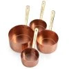 Academy Home Goods - Copper-Plated Measuring Cup Set 4pce -Bodum-shop 587048 Large