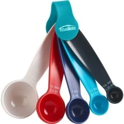 Trudeau - Assorted Color Measuring Spoon Set 5pce