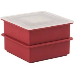 Trudeau - Ice Cube Tray With Lid Set 2pce